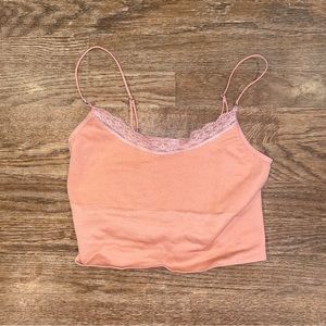 Out From Under Medium Urban Outfitters Top Orange Crop Top Bralette